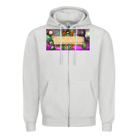 Dove Grey custom name momster license plate template Zipper Hoodie - BundleAndBundleShop