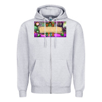 Heather Grey custom name momster license plate template Zipper Hoodie - BundleAndBundleShop
