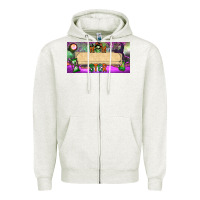 Oatmeal Heather custom name momster license plate template Zipper Hoodie - BundleAndBundleShop