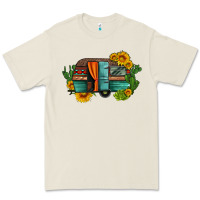 Bone caravan sunflowers and cactus Premium Tee - Artiststas