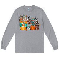 Heather Grey tis the sea son Long Sleeve Tee - CowhideDigitalArt