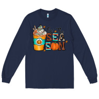 Navy tis the sea son Long Sleeve Tee - CowhideDigitalArt