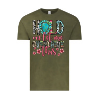 Vintage Olive hold on let me overthink this Vintage Tee - Zillion Design Studio