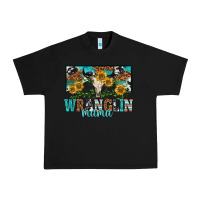 Black wranglin mama Urban Heavy Tee - texasbilliewilder