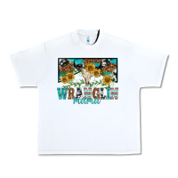 White wranglin mama Urban Heavy Tee - texasbilliewilder