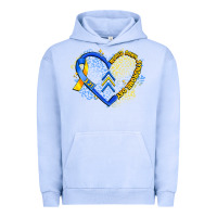 Pigment Grape Ice world down syndrome day heart Urban Hoodie - Artiststas