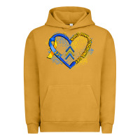 Pigment Peanut Butter world down syndrome day heart Urban Hoodie - Artiststas