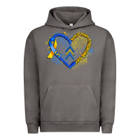 Pigment Tornado world down syndrome day heart Urban Hoodie - Artiststas