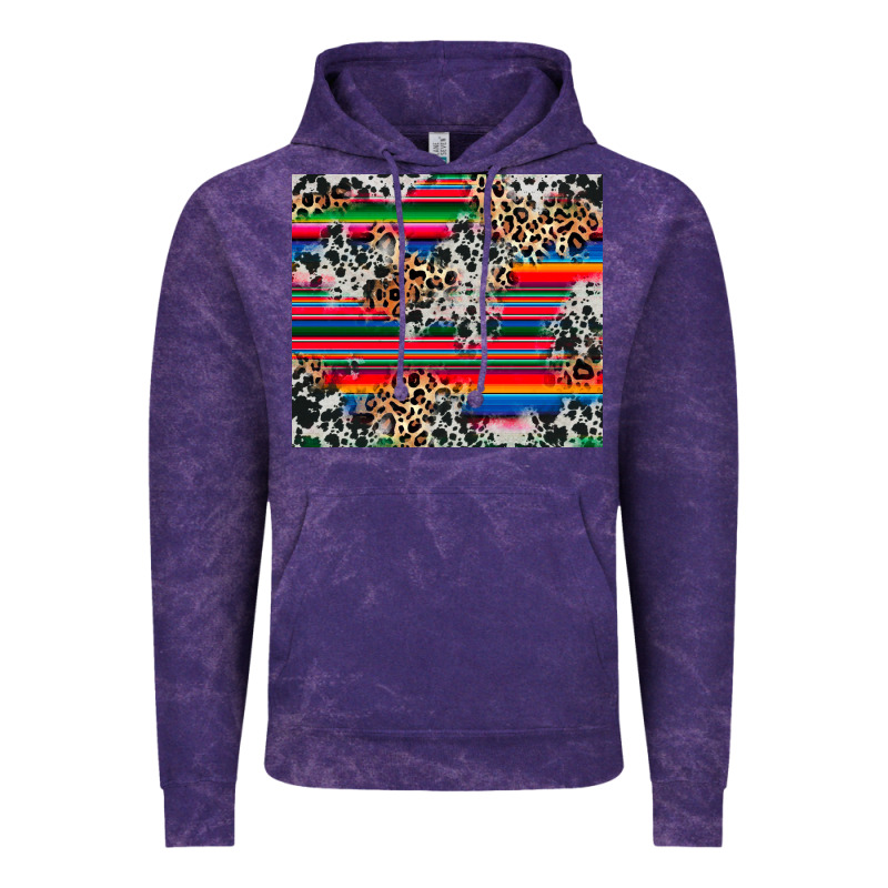 Cowhide Leopard Serape Vintage Hoodie by RanaPortraitStore | Teevron