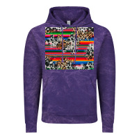 Cloud Purple cowhide leopard serape Vintage Hoodie - RanaPortraitStore