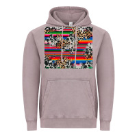 Vintage Zinc cowhide leopard serape Vintage Hoodie - RanaPortraitStore