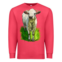 Cardinal Charolais Heifer Premium Sweatshirt - LillyAllenDesigns