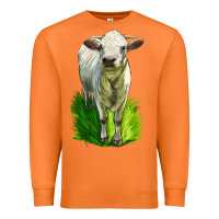 Carrot Charolais Heifer Premium Sweatshirt - LillyAllenDesigns