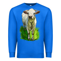 True Royal Charolais Heifer Premium Sweatshirt - LillyAllenDesigns