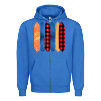 True Royal Western Farm Life Pattern Brush Stroke Zipper Hoodie - Bettercallsaul
