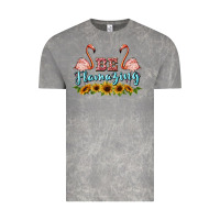 Cloud Rock be flamezing flamingo Vintage Tee - BarkalooDesign