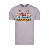 Vintage Zinc be flamezing flamingo Vintage Tee - BarkalooDesign