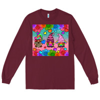 Burgundy lgbtq genomes Long Sleeve Tee - HRA Design Shop