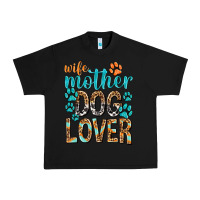 Black wife mother dog lover with paws Urban Heavy Tee - texasbilliewilder