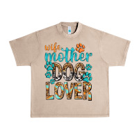 French Oak wife mother dog lover with paws Urban Heavy Tee - texasbilliewilder