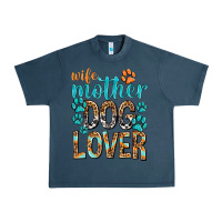 Midnight Navy wife mother dog lover with paws Urban Heavy Tee - texasbilliewilder