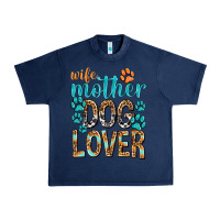 Navy wife mother dog lover with paws Urban Heavy Tee - texasbilliewilder