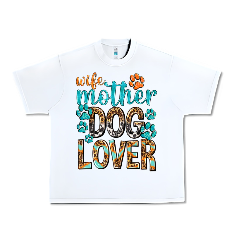 Wife Mother Dog Lover With Paws Urban Heavy Tee by texasbilliewilder | Teevron