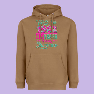 Made In 1962, 60 Years Of Being Awesome Heavyweight Hoodie Designed By Jasminsmagicworld