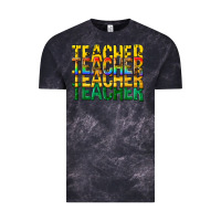 Cloud Black teacher teacher teacher Vintage Tee - texasbilliewilder