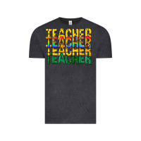 Vintage Black teacher teacher teacher Vintage Tee - texasbilliewilder