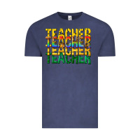 Vintage Denim teacher teacher teacher Vintage Tee - texasbilliewilder