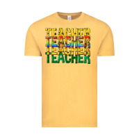 Vintage Mustard teacher teacher teacher Vintage Tee - texasbilliewilder