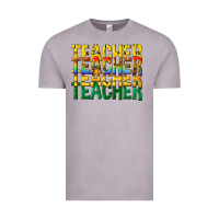 Vintage Zinc teacher teacher teacher Vintage Tee - texasbilliewilder