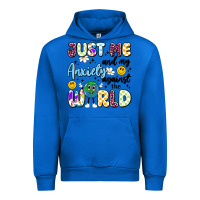 Cobalt just me and my anxiety against the world Urban Hoodie - Artiststas