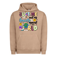 Pigment Burro just me and my anxiety against the world Urban Hoodie - Artiststas