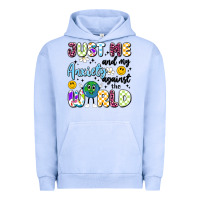 Pigment Grape Ice just me and my anxiety against the world Urban Hoodie - Artiststas