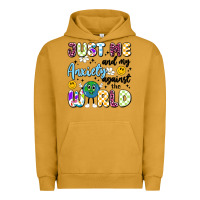 Pigment Peanut Butter just me and my anxiety against the world Urban Hoodie - Artiststas