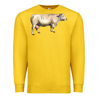 Lemon charolais cattle Premium Sweatshirt - LillyAllenDesigns