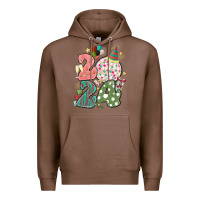 Chestnut 2024 happy new year Premium Hoodie - MaliasSmallBusiness