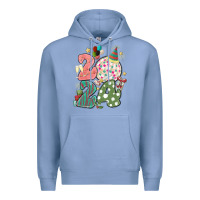 Colony Blue 2024 happy new year Premium Hoodie - MaliasSmallBusiness