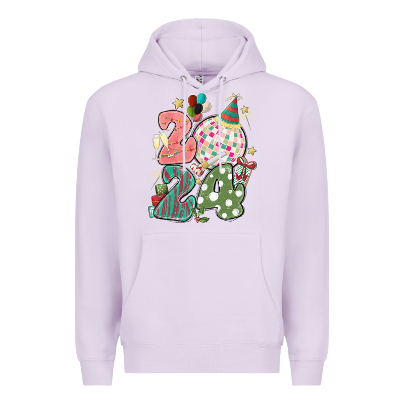 2024 Happy New Year Premium Hoodie by MaliasSmallBusiness | Teevron
