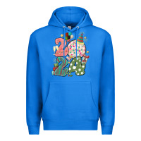 True Royal 2024 happy new year Premium Hoodie - MaliasSmallBusiness