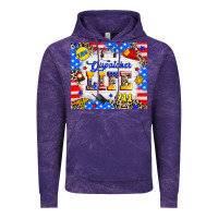 Cloud Purple dispatcher life Vintage Hoodie - RanaPortraitStore