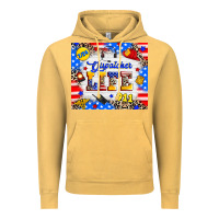 Vintage Mustard dispatcher life Vintage Hoodie - RanaPortraitStore