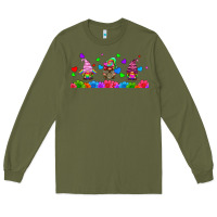 Army Green lgbtq gnome  libbey glass Long Sleeve Tee - HRA Design Shop