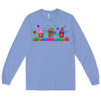 Colony Blue lgbtq gnome  libbey glass Long Sleeve Tee - HRA Design Shop