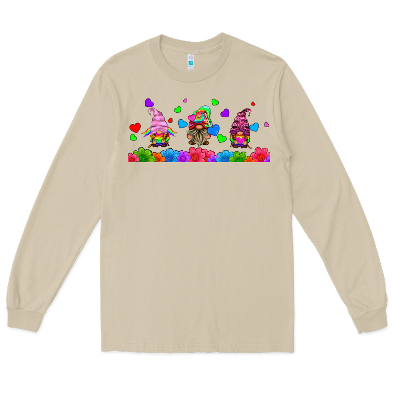 Lgbtq Gnome  Libbey Glass Long Sleeve Tee by HRA Design Shop | Teevron