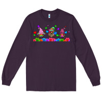 Plum lgbtq gnome  libbey glass Long Sleeve Tee - HRA Design Shop