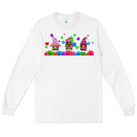 White lgbtq gnome  libbey glass Long Sleeve Tee - HRA Design Shop