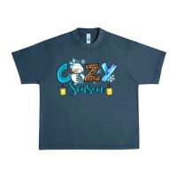 Midnight Navy cozy season winter Urban Heavy Tee - RanaPortraitStore